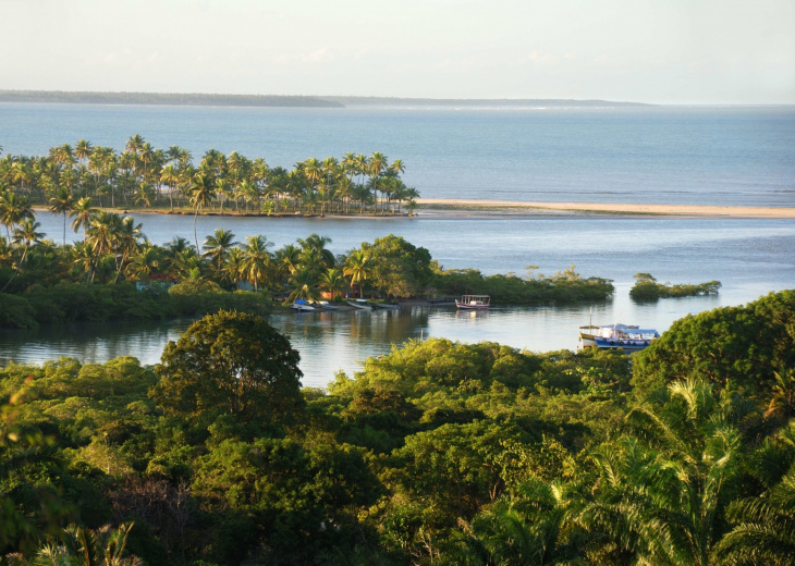 Lagon de Boipeba au Brésil