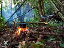 Campement en Amazonie