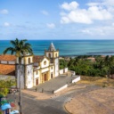 Eglise coloniale d'Olinda au Brésil