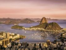 Panorama de la baie de Botafogo à Rio