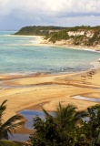 Plage du miroir à Trancoso au Brésil