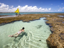 Piscines naturelles de la plage de Porto de Galinhas