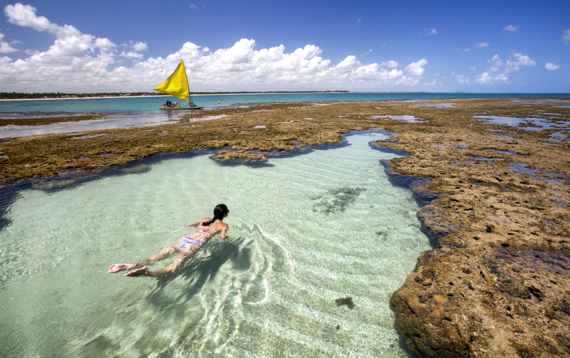 Piscines naturelles de la plage de Porto de Galinhas