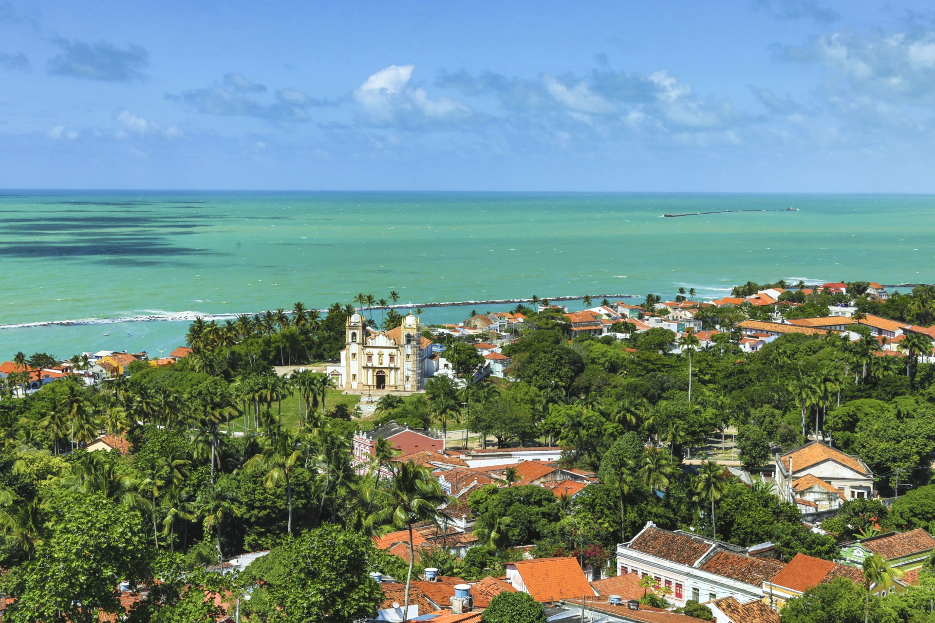 Vue aérienne d'Olinda - Brésil