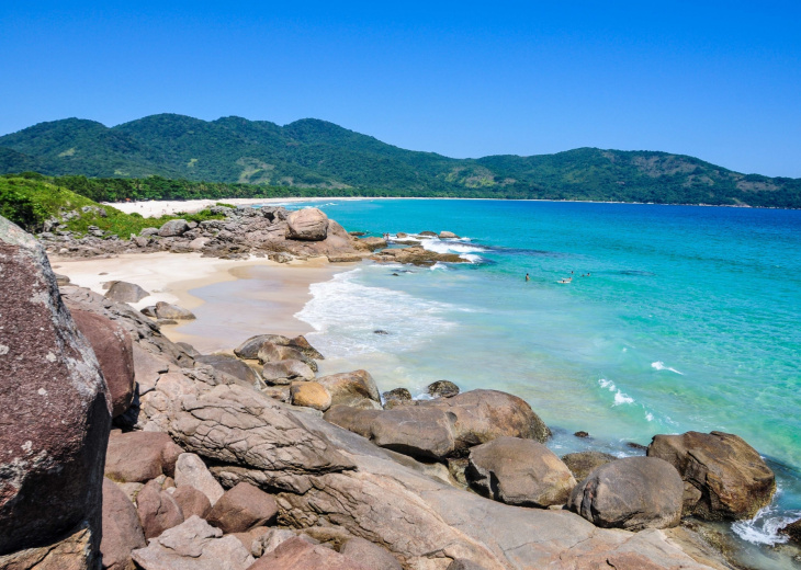 Plage de Lopes Mendes sur l'Ilha Grande