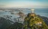 Vue aérienne de la baie de Rio de Janeiro avec le Corcovado et le Pain de Sucre