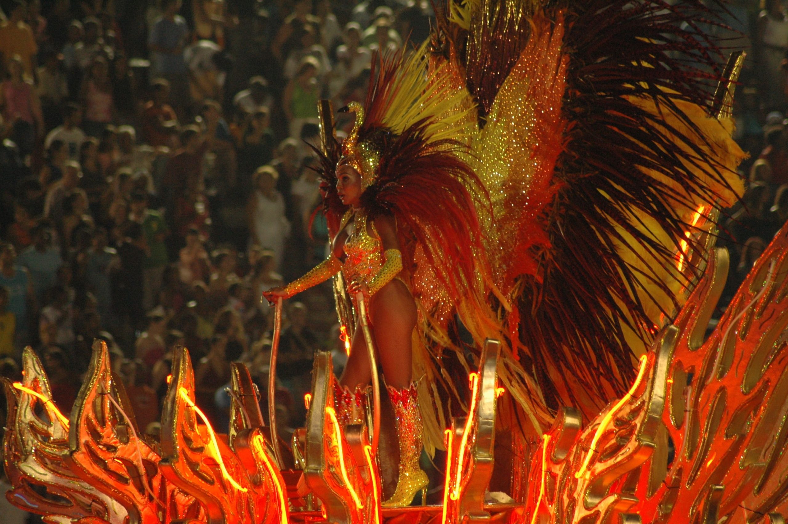 Danseuse de samba au carnaval de Rio