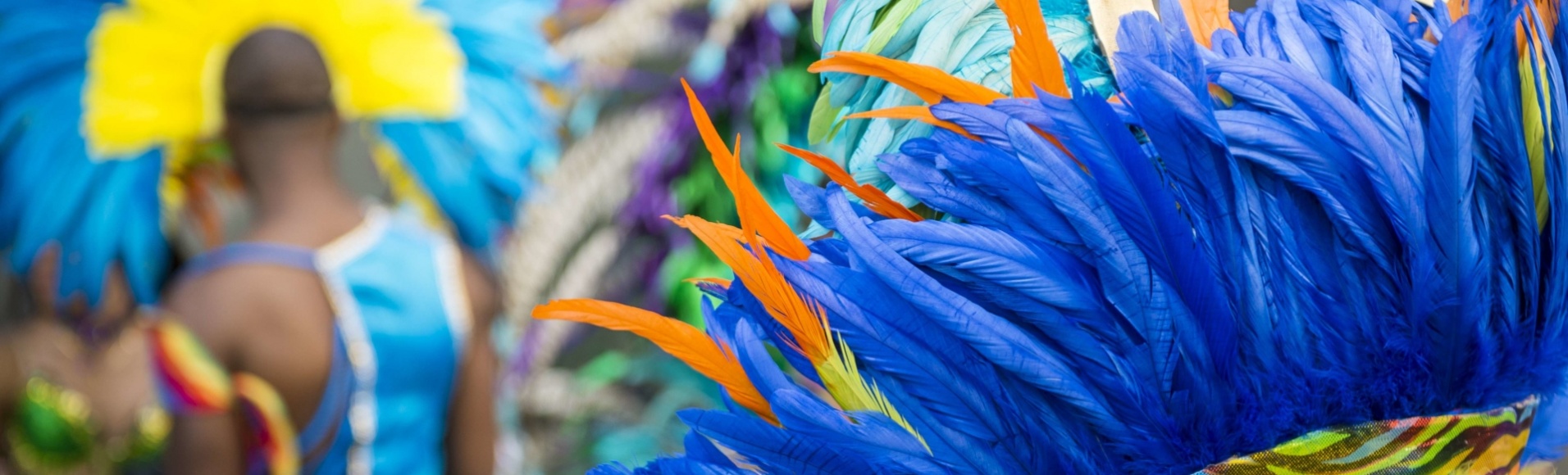 Danseurs costumés du Carnaval de Rio de Janeiro