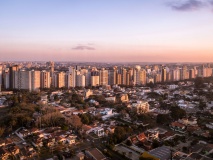 Vue aérienne de Curitiba