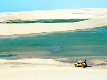 Buggy entre dunes et lagunes