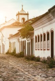 Rue de Paraty au Brésil