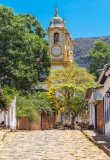 Rue de Tiradentes au Brésil