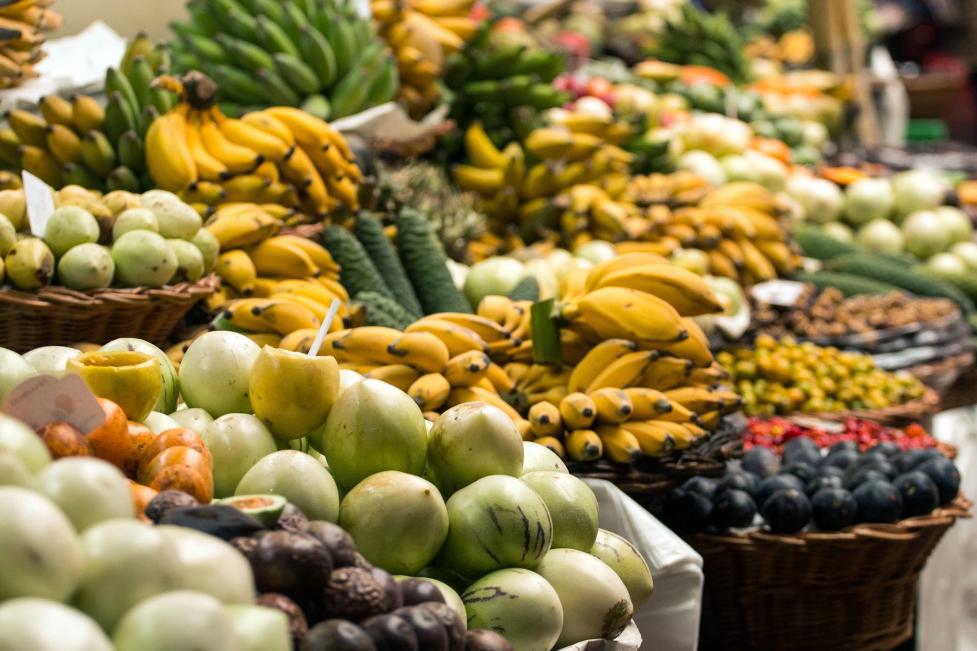 Fruits exotiques marché brésilien