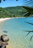 Plage paradisiaque de Ilha Grande au brésil
