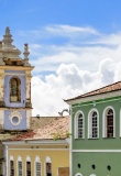 Façades de Salvador de Bahia Brésil