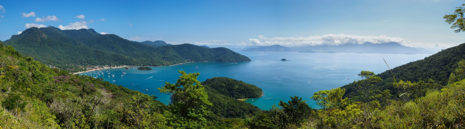 Vue panoramique de l'Ilha Grande