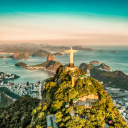 Vue sur botafogo bay à Rio de janeiro